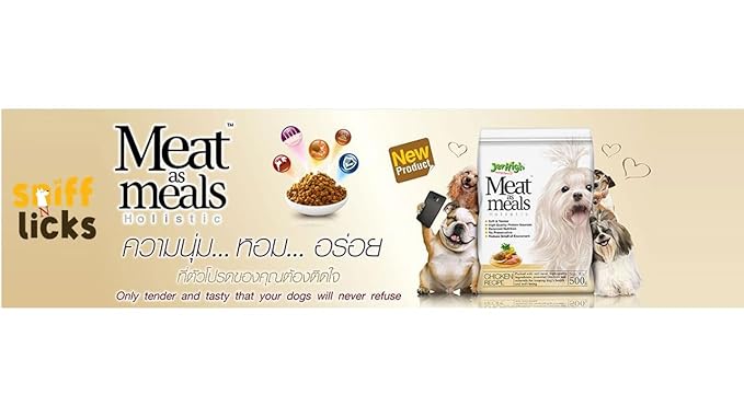 JerHigh Meat As Meal Holistic Dog Food Salmon Recipe Dog Treat with Real Chicken Meat