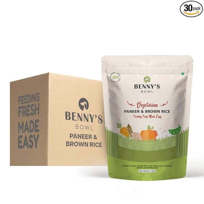 Benny's Bowl Vegetarian Paneer & Brown Rice 100G