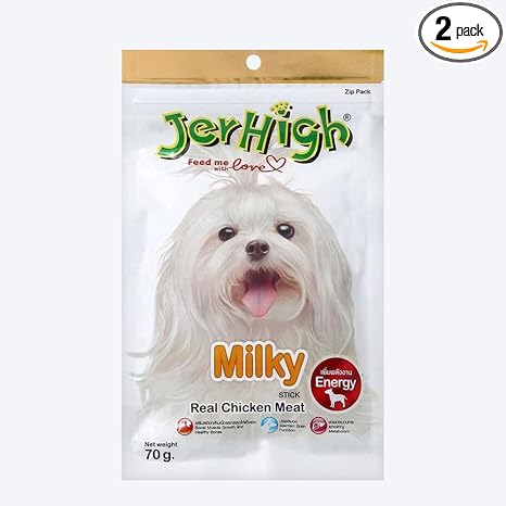 Jer High Jerhigh All Life Stages Dog Snacks Milky Stick Chicken Meat 70G Plus Vitamin Calcium