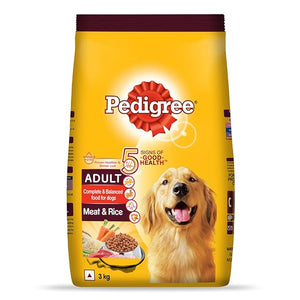 Pedigree Adult - Meat & Rice Dog Dry Food