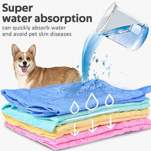 Load image into Gallery viewer, Puppies Pet Bath Ultra-Absorbent &amp; Machine Washable Towel | Suitable for Small, Medium Large Dogs and Cats (Pack of One) - Color May Vary
