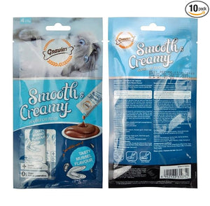 Gnawlers Smooth & Creamy Lickable Cat Treats Mussel Flavour