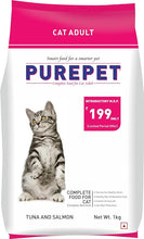 Load image into Gallery viewer, Purepet Adult Cat Dry Food Tuna &amp; Salmon Flavour
