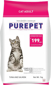 Purepet Adult Cat Dry Food Tuna & Salmon Flavour