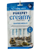 Load image into Gallery viewer, Purepet Creamy Seafood Medley Lickable Treats
