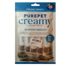 Load image into Gallery viewer, Purepet Creamy Seafood Medley Lickable Treats
