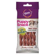 GNAWLERS PUPPY SNACK TWIST STICK